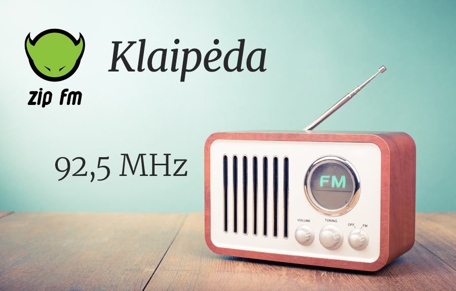 ZIP FM Dažnis Klaipėdoje